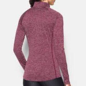 The North Face Pink Berry Cerise Heather 1/4 Zip Long Sleeve baselayer size M